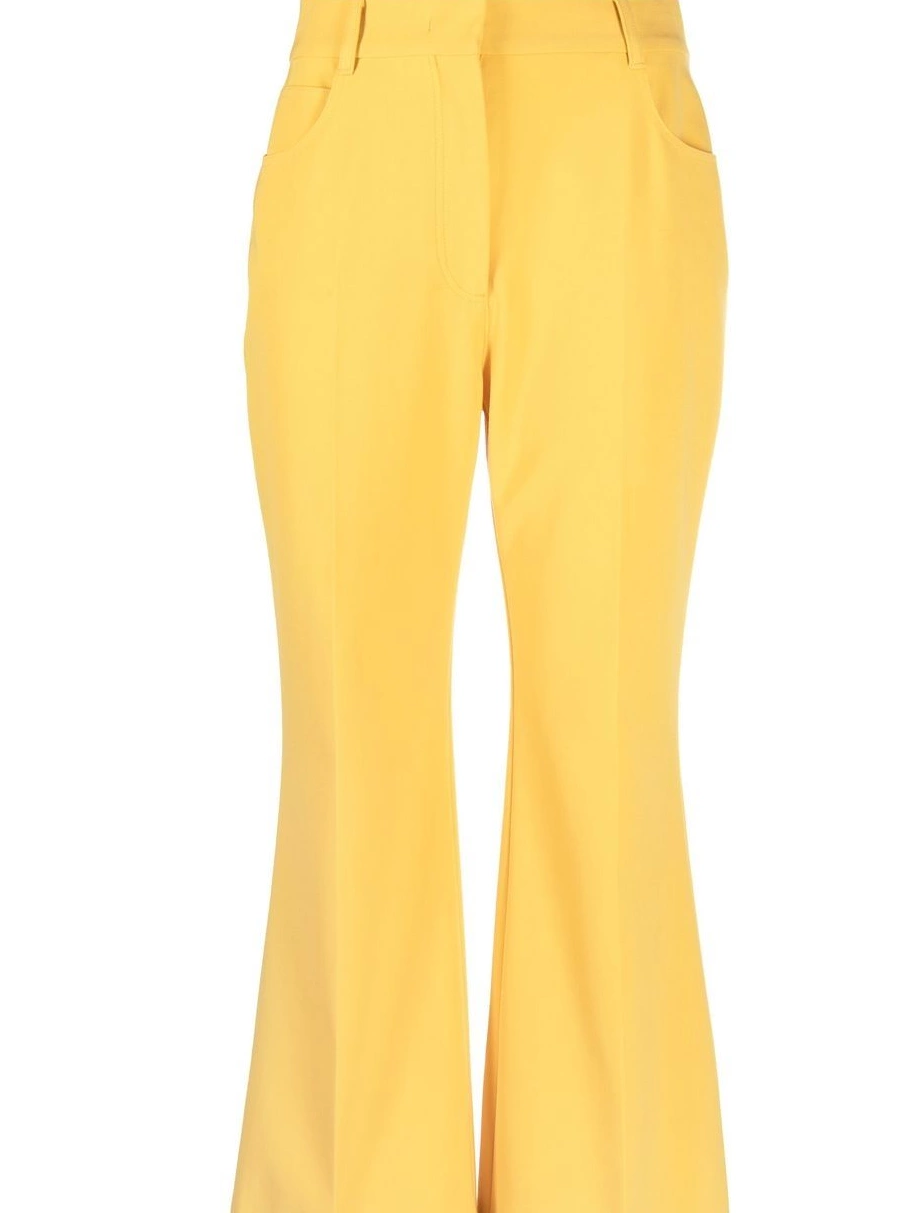 Women Stella McCartney cropped kick-flare trousers 0505